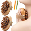Wooden Body & Scalp Massage Brush