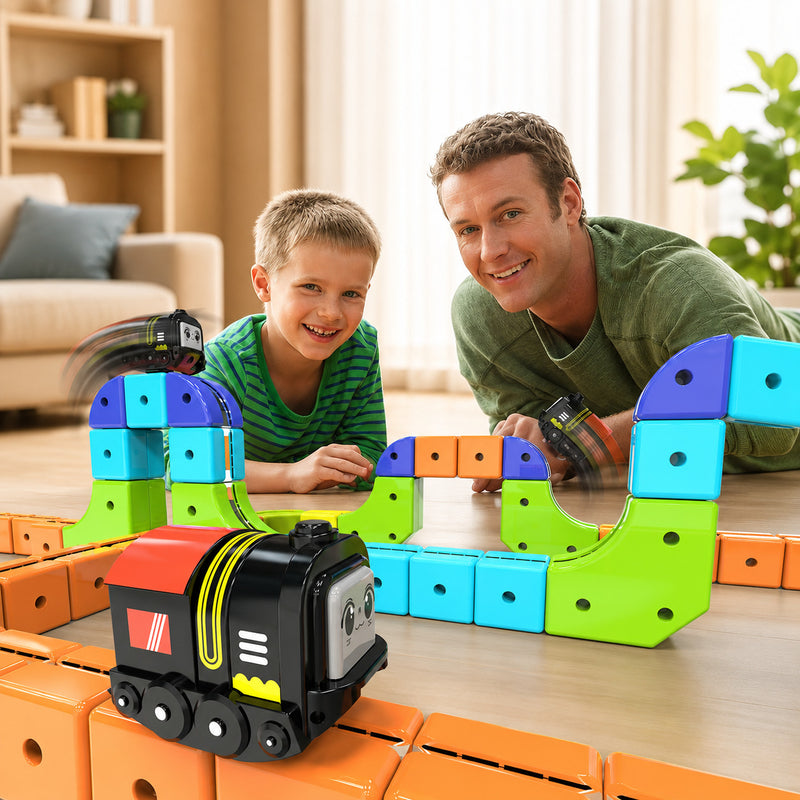 Anti-Gravity Magnetic Train – Electric Track Toy for Kids