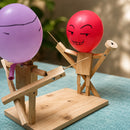 Balloon Battle Game – Fast 2-Player Wooden Battle Toy