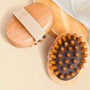 Wooden Body & Scalp Massage Brush
