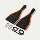 Suspended abdominal straps